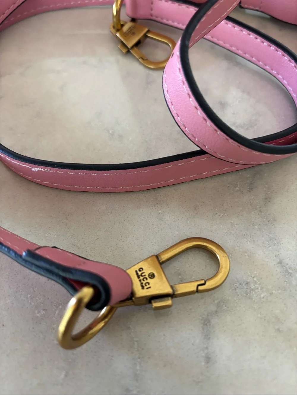 Pink Mini Bamboo Top-Handle Crossbody Bag - Picture 3 of 5